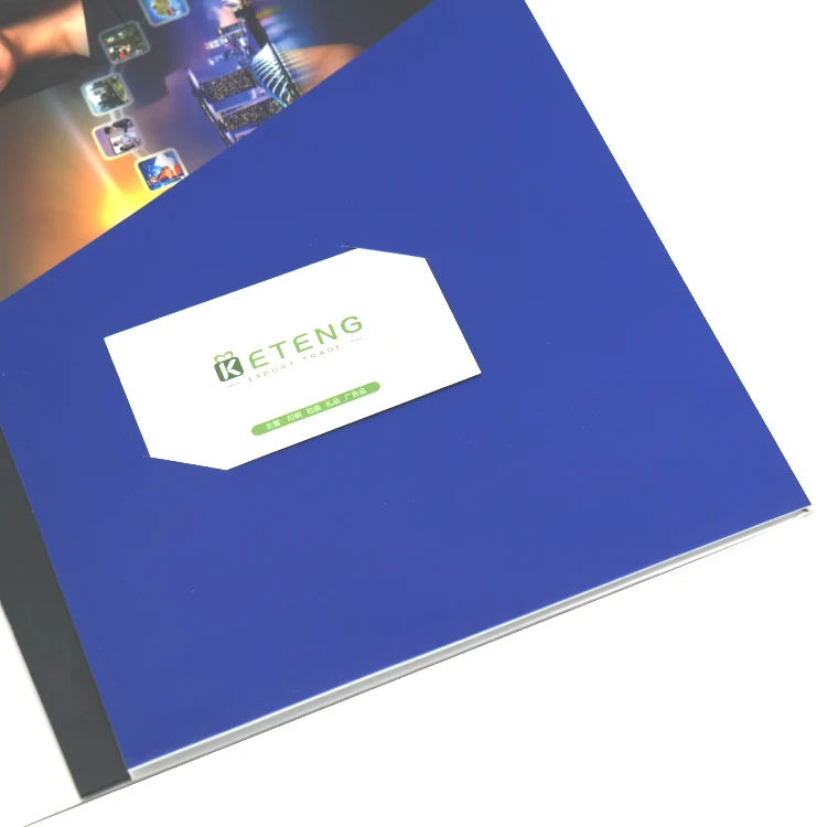 
Promotional fancy file folder with flap presentation custom folder a4 
