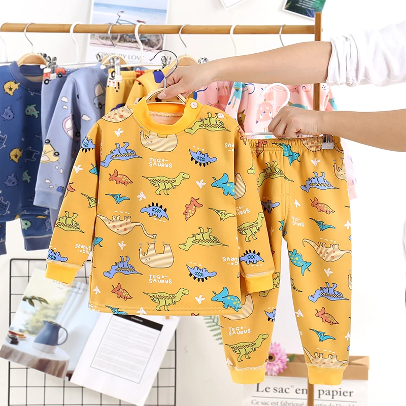 

Winter Cotton Fleece kids sports tracksuits/ jogging suits for kids/ Warm up tracksuit Children