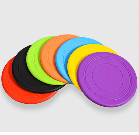 

High Quality Round Pet Dog Frisbeed Dog Pet Training Toys Silicone Bite Resistant Flying Disc Frisbeed, Picture