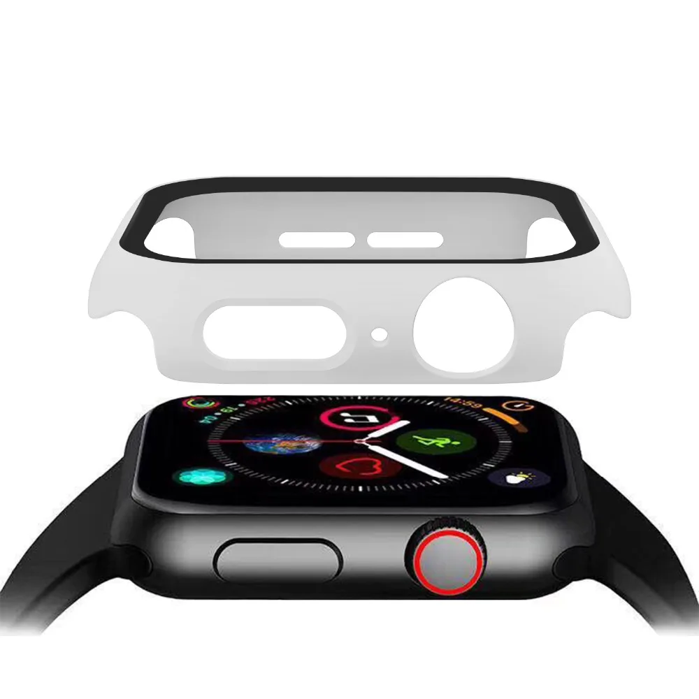 

New Watch Cover For Apple Watch Case 6 5 4 3 2 1 42mm 38mm Hard Clear Screen Protector For Iwatch 44mm 40mm