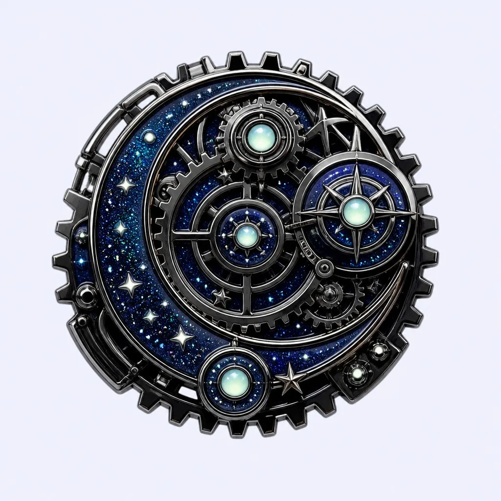 Celestial Gear Mechanism Spinner Pin