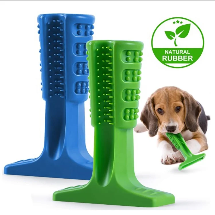 

Nontoxic Natural Rubber Dog Toothbrush Chew Toy Clean Teeth Dog Toothbrush Stick Toys For Pet Dog, Customized