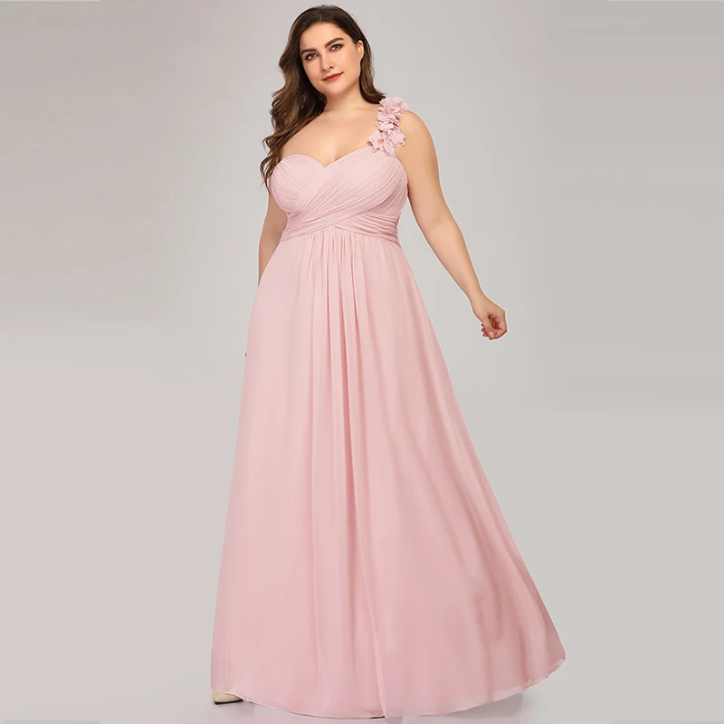 Ever-Pretty Young Fashion Chiffon One Shoulder Long Prom Dress EP09768