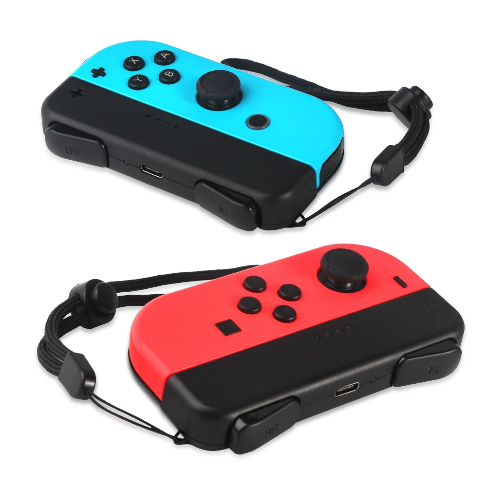 

For Switch Mini Controller Charger Grip For Nintendo Switch for Joy Con Charging Grip + 2 Cables, Black