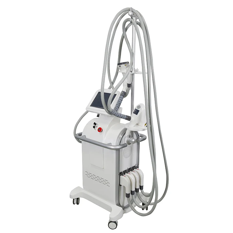 

Standing Body Shaping Vacuum Roller Cellulite Reduction Machine 40K Lipocavitation Machine Weight Loss