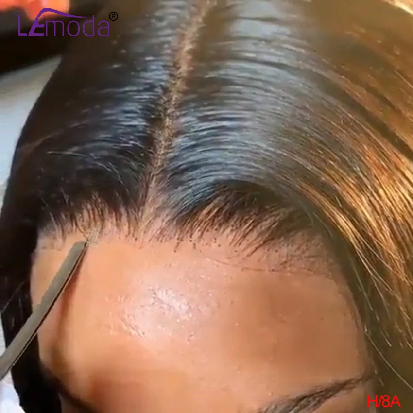 

Lemoda 40 Inch Raw Virgin Brazilian 13x4 13x6 HD Transparent Lace Front Wig 4x4 5x5 Lace Closure Human Hair Wigs For Black Women