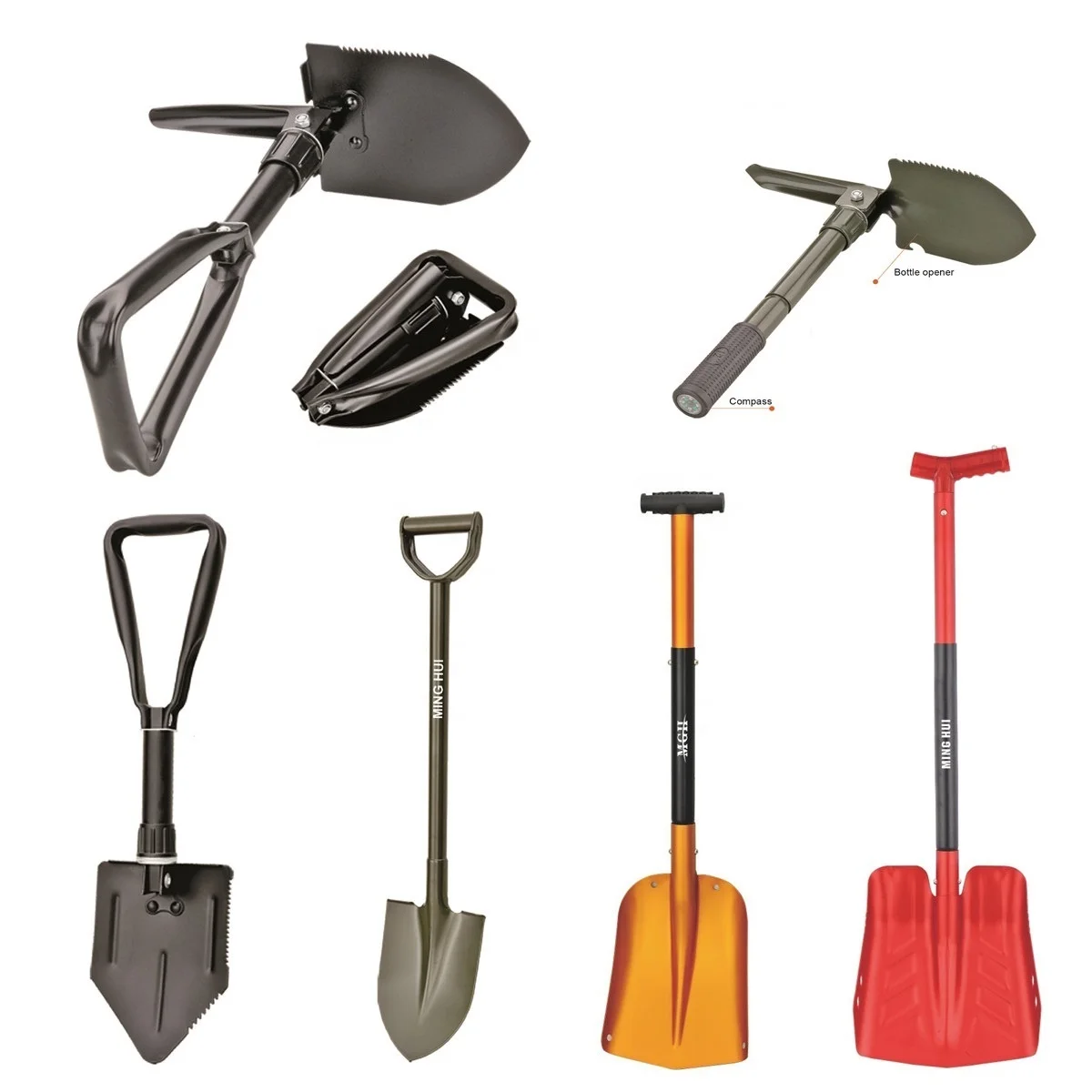 
Best Folding Shovel Spade from 15Years Manufacturer for Outdoor Camping Military Garden use 