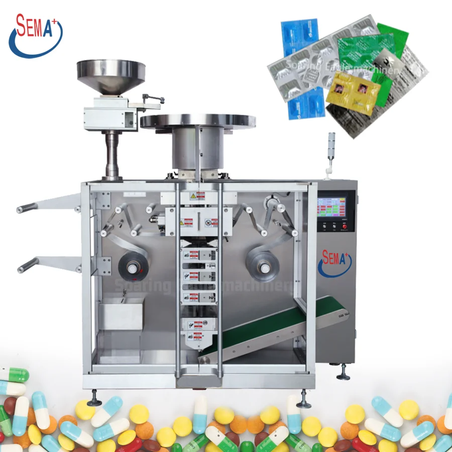 

2022 new type Auto Soft Double Aluminum Foil Tablet Strip Packing Machine /Tablet Pill Packing Machine pharmaceutical