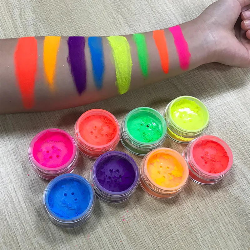 

OEM Hot Sale Cosmetics 8 Color Luminous Kohl Lasting Color Spot Neon Fluorescent Kohl Customized Private Label Without Logo, Customization welcome
