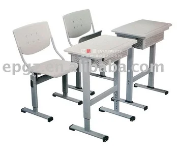 High Quality Second Hand School Furniture Adjustable School Desk