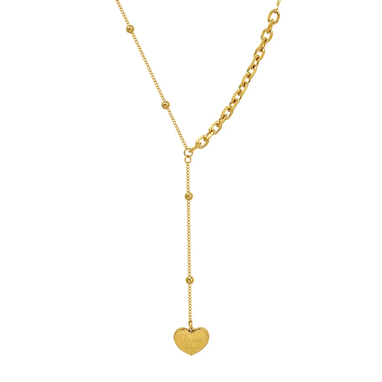 

Collar Wholesale Vintage tassel necklace women's 18k gold plated collarbone fashion beaded collar necklaces