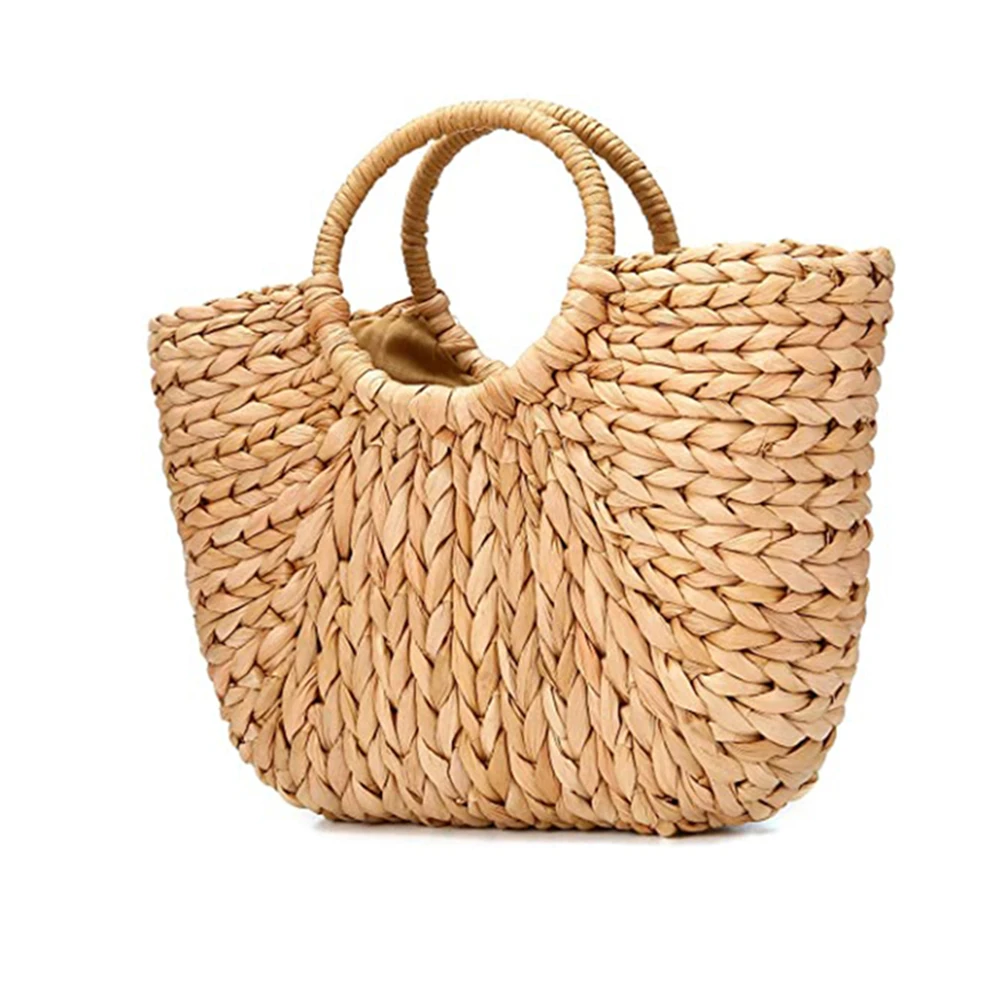2023 Fashion Womens Straw Handwoven Messenger Bags Bohemian Straw