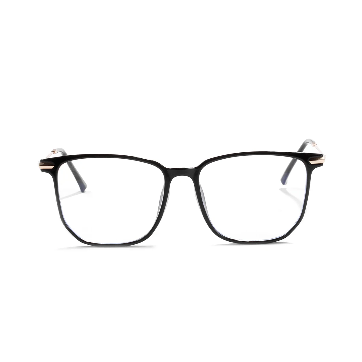 

Hot selling product square frame demi anti blue light myopia frame reading glasses