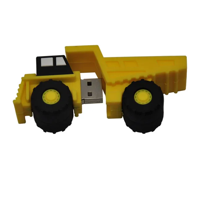2019 new trending custom PVC truck Shape 2gb usb flash drive smart USB Stick Creative USB 3.0 flash drirve with logo printing - ANKUX.COM