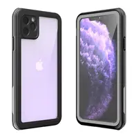 

For iPhone 11 Pro Max IP68 Waterproof Case, Clear Full Body Tough Case with Touch Screen Protector for iPhone 11 Pro Max