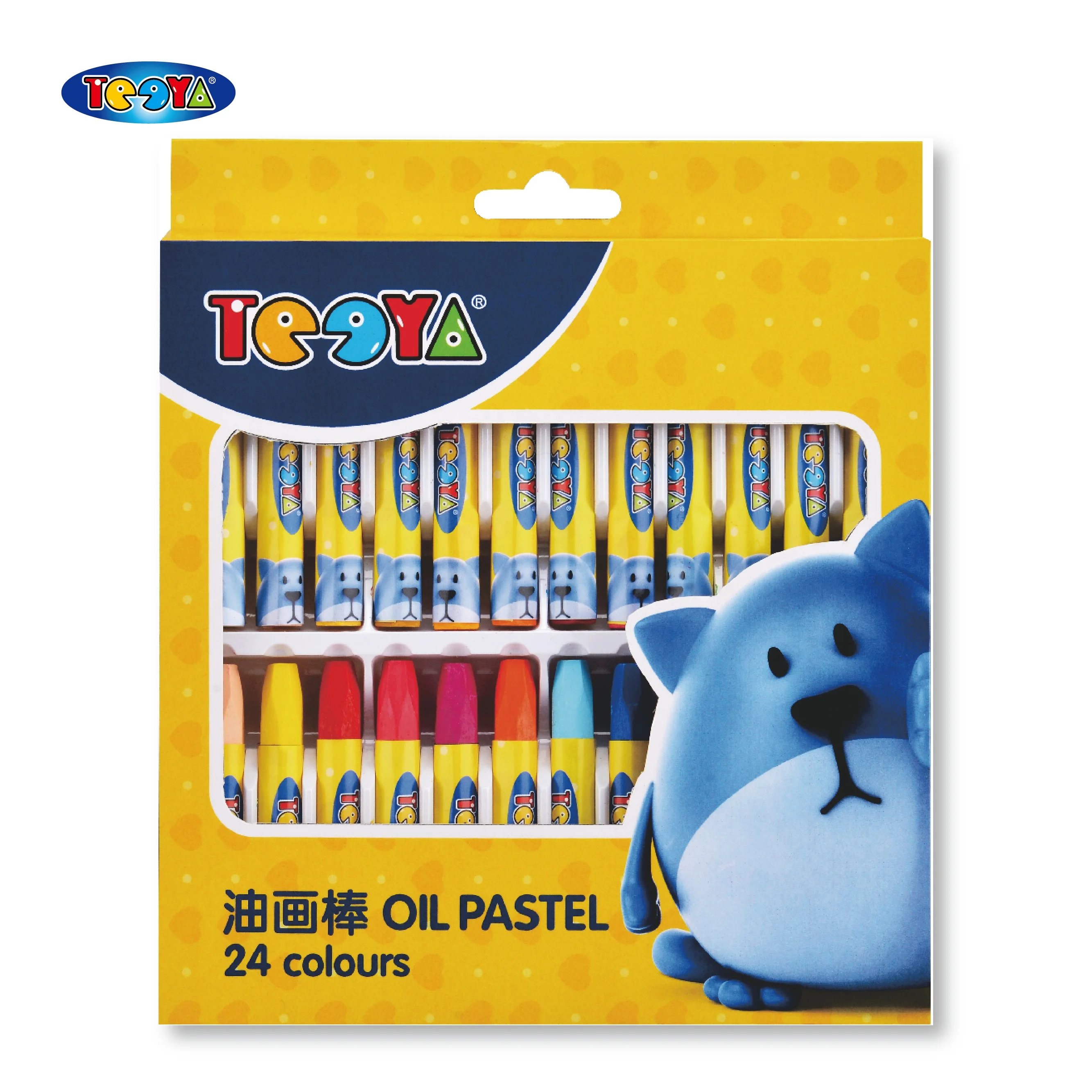 
24COLOR CHALK PASTEL SET IN PP BOX 