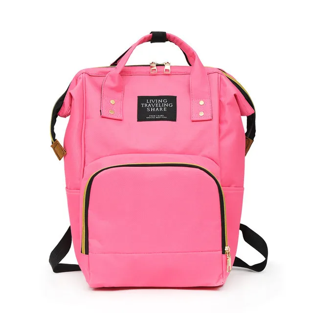 

2019 OEM custom multifunctional designers polyester mummy baby backpack tote diaper backpack bag