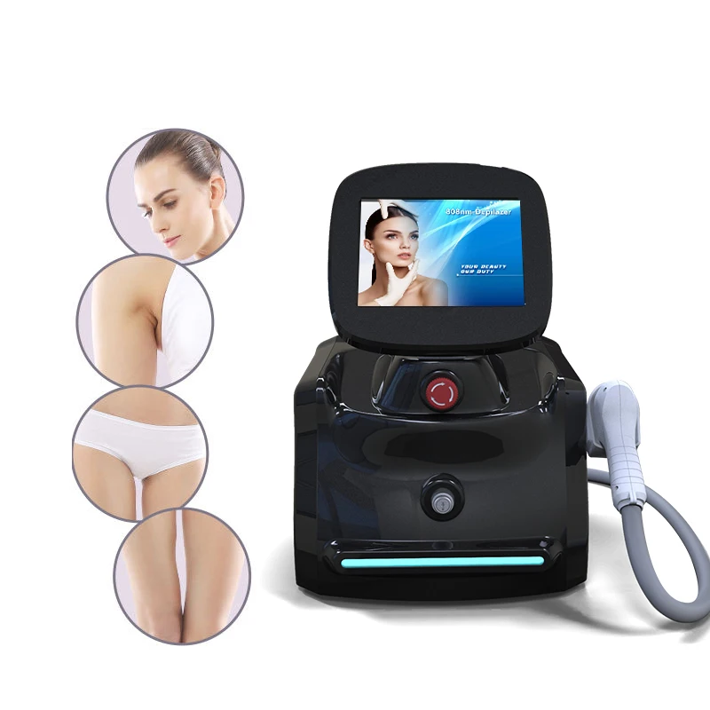

Wholesale Hot Style 808 Laser Hair Removal Portable High Power 808nm Diode Laser Unwanted Hair Removal Equipment