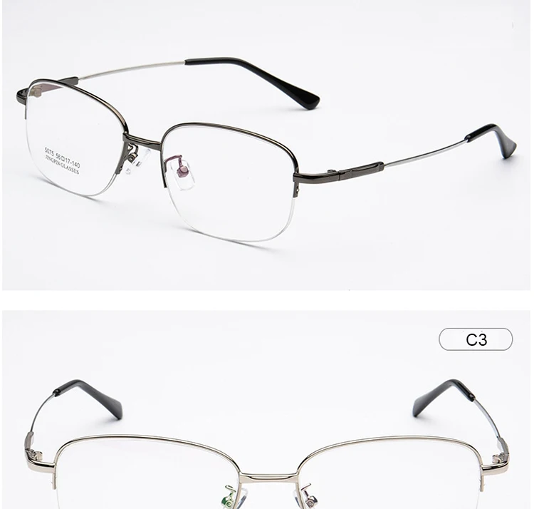 New Arrival Memory Alloy Glasses Frame Optical Eyeglasses Frame Classic Business Men Full Rim