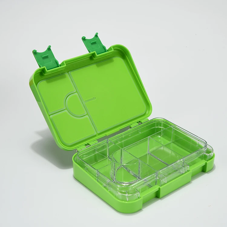 

newest leak proof bento box tritan middle size kids lunch box plastic thermal bento lunch box, Blue/green/pink/purple