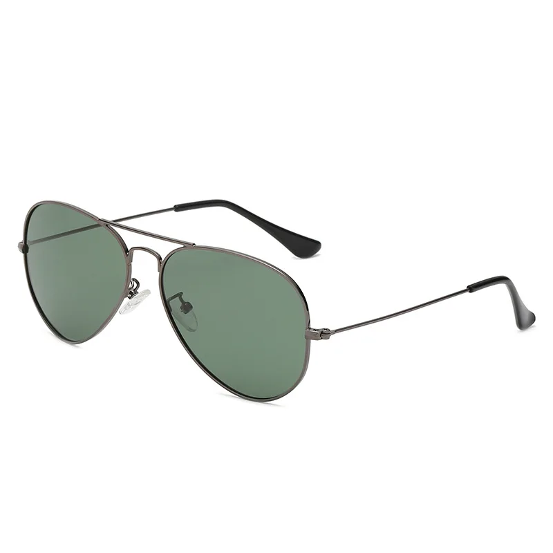 

New 3026 Polarized mirror lens sunglasses Retro driving aviation sunglasses high quality metal pilot Sunglasses Ray band for men