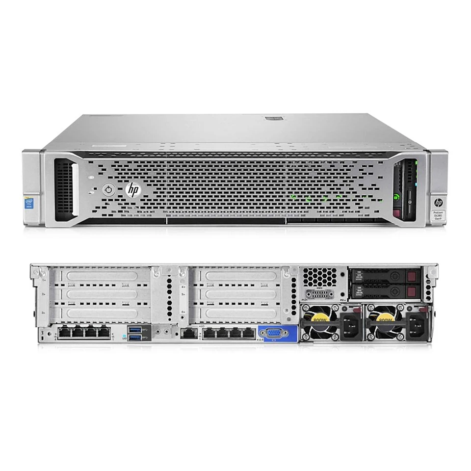 

Hot Sale HPE ProLiant DL380 Gen10 SSD HDD 96G Ram Rack Server