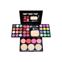 

Professional 54 colors miss rose aluminum box complete makeup palette set waterproof makeup set