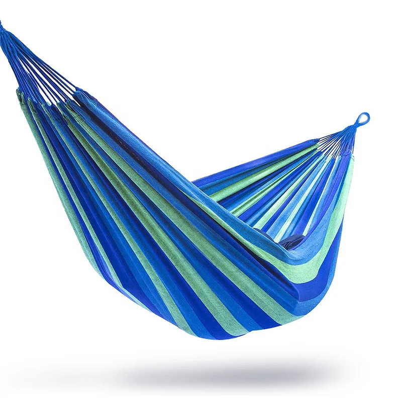 

Yuanfeng Factory Cheap Garden Casual Sleeping Hammock Red/Blue Color Portable Folding Easy-Carry Camping Hammock
