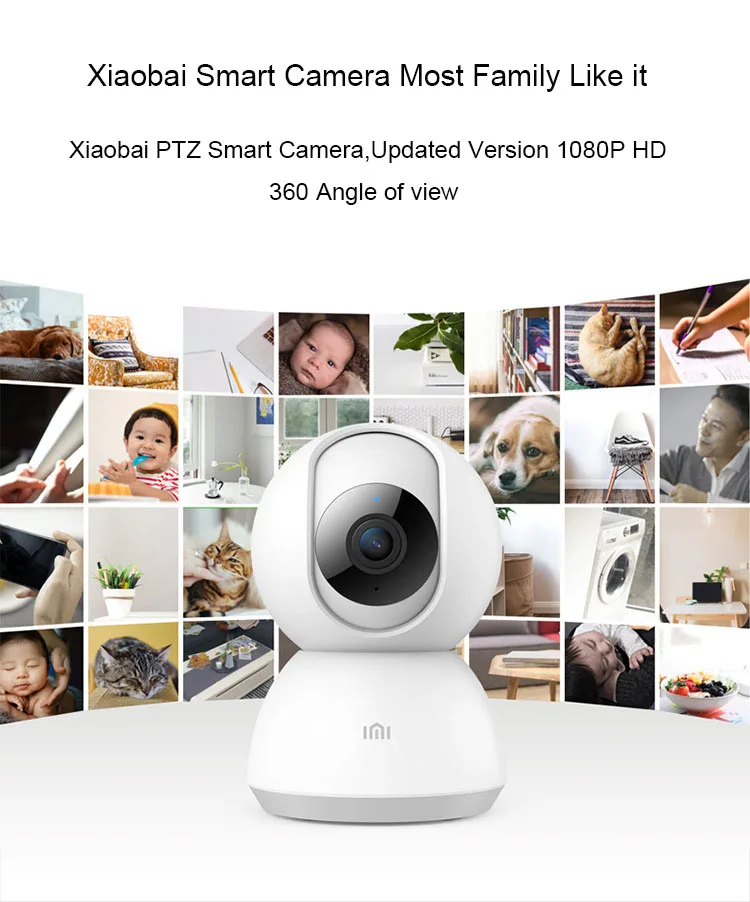original 1080p smart camera ip cam webcam camcorder 360 angle