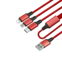 

3 in 1 cable quick charger 3a phone charger cable fast multi usb charging cable