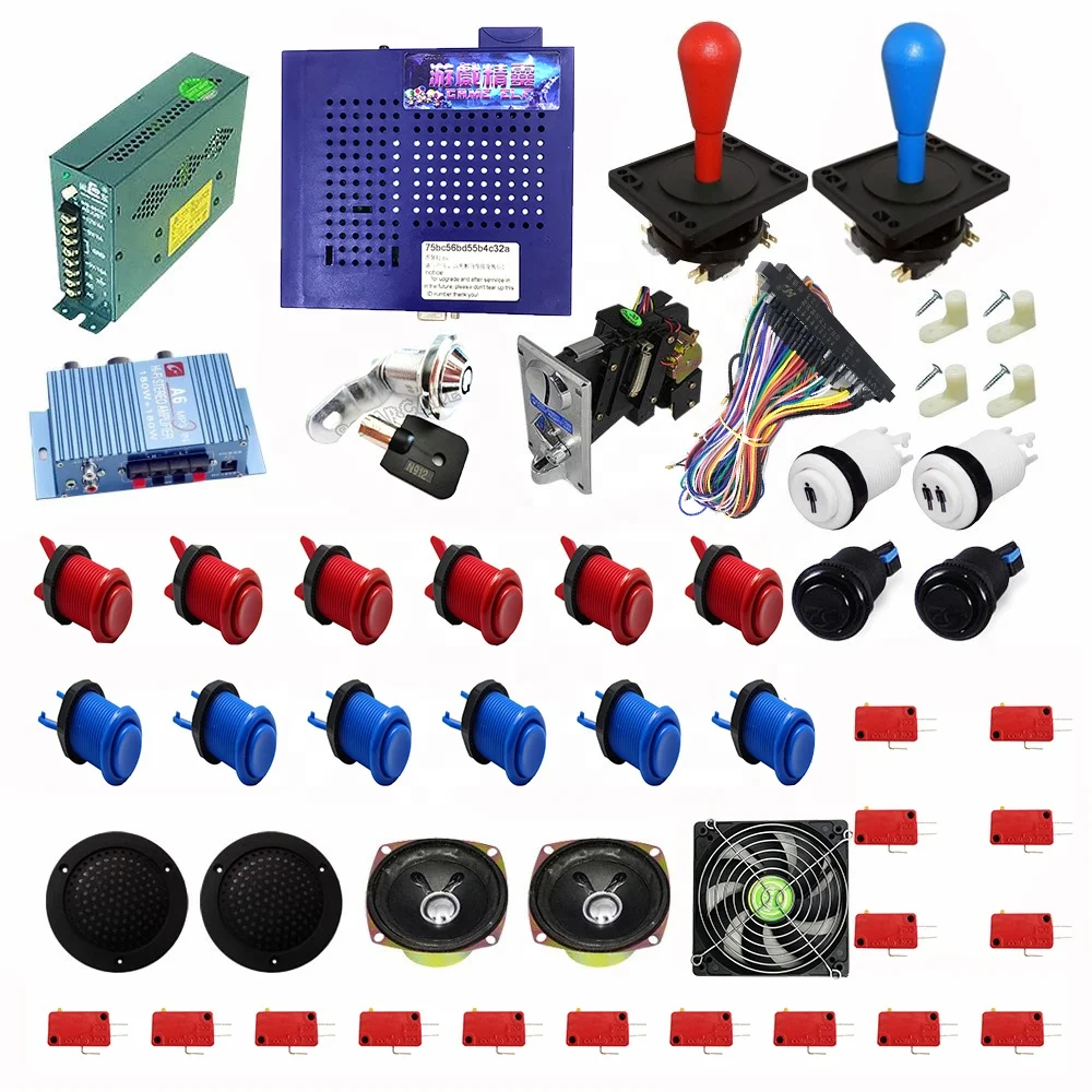 

412 in 1 multi game board pcb bundles kits parts raspberry pi upright arcade diy cabinet kit, Picture shows