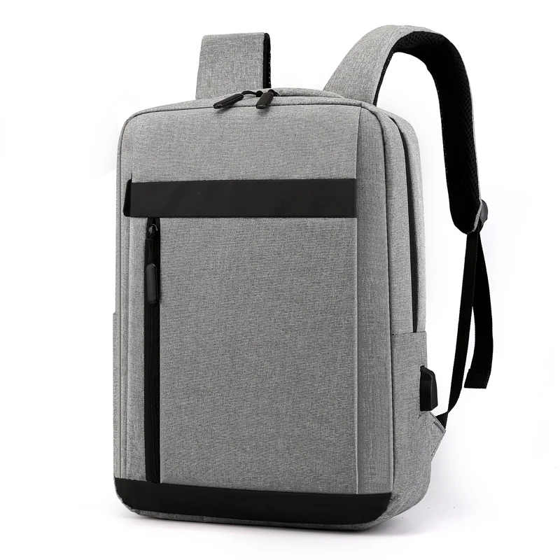 

New style wholesale USB nylon laptop backpack travel school bag