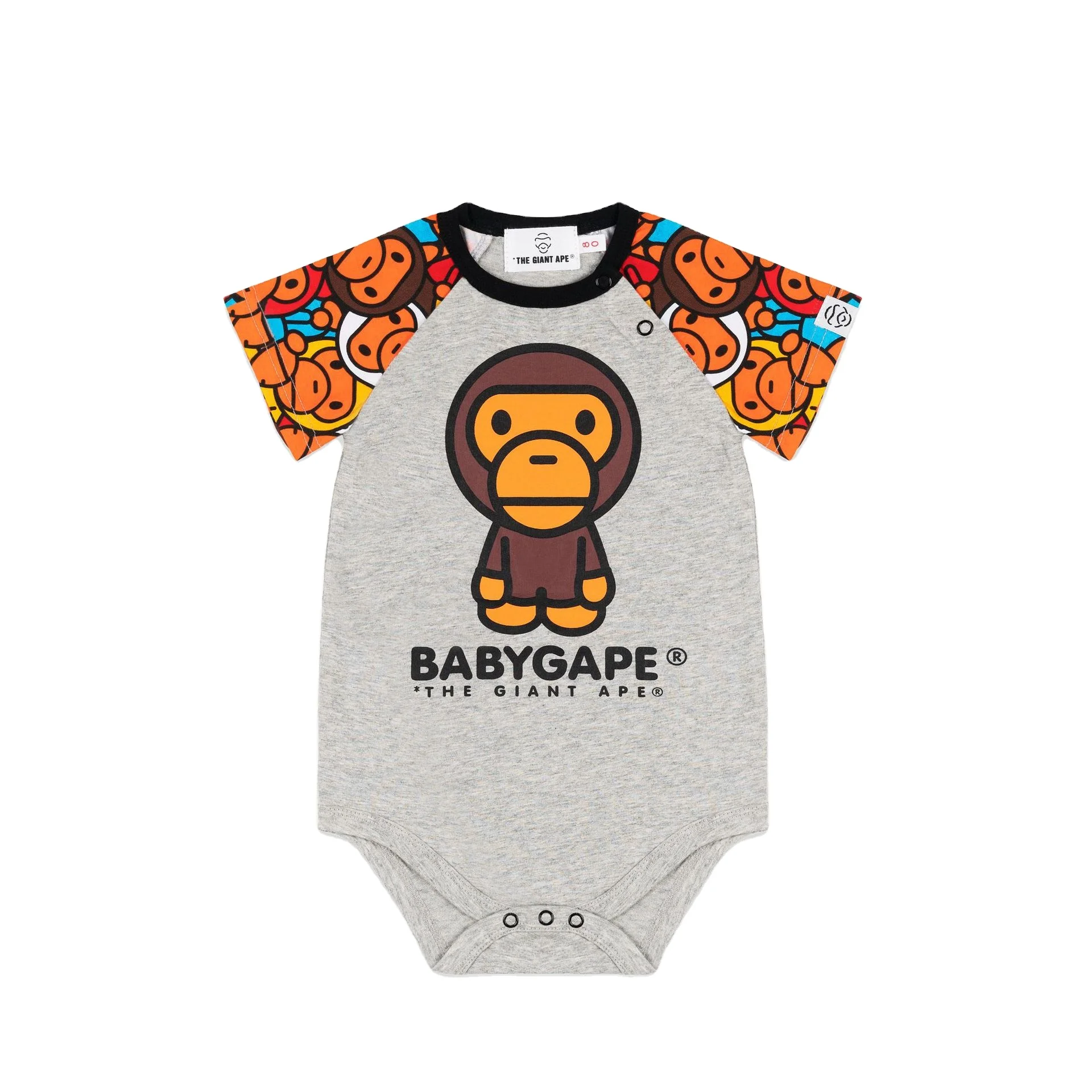

2021 summer new children's wear cartoon printed cotton short sleeve