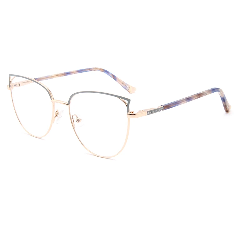 

Metal frame glasses Eyeglasses Frames women's fashion cat eye glassesFrames