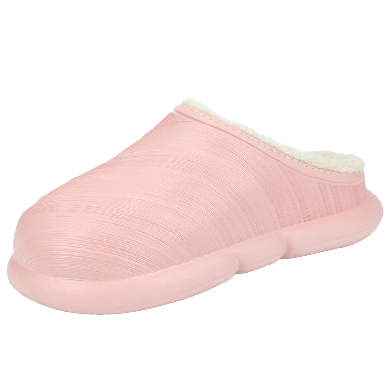 

Couple half-pack cotton mopping indoor anti-skid autumn and winter warm bread shoes, Blue,grey,pink,beige,black