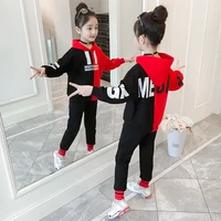 

Wholesale children's clothes for girls sportswear 4-14 years old children autumn clothes