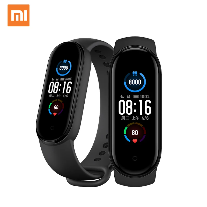 

original global xiamoi smartwatch bracelet 5 6 nfc steward colorful strap mi smart watch band 5, Customized