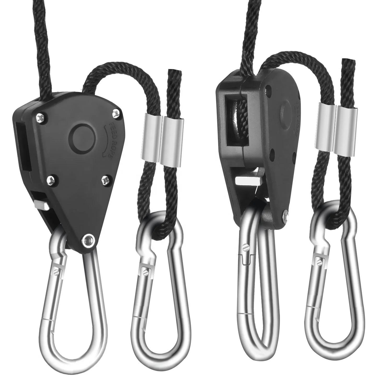Hangers Adjustable 1/8'' Or 1/4'' Heavy Duty Rope Ratchet For Grow