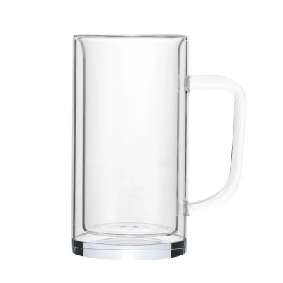 

Mikenda glass bottle double - layer non - screw - coffee mug simple portable crystal cup manufacturer direct marketing mug