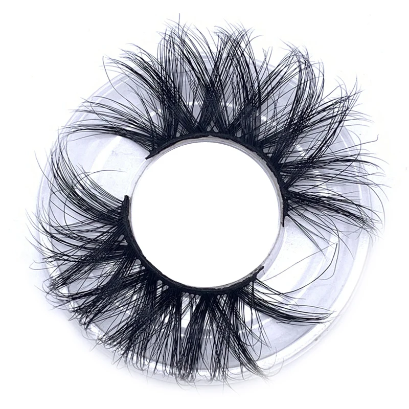 

2020 Best selling 100% cruelty free vegan mink eyelashes 25mm long 3d mink lashes, Natural black