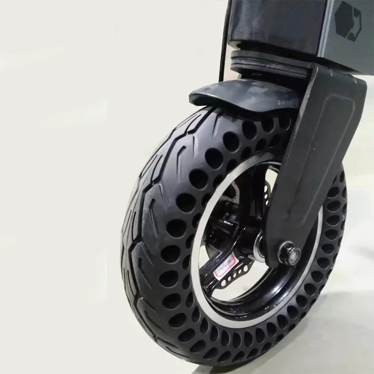 

10x2.5 electric scooter fat tire solid escoot tire tubeless tire, Black