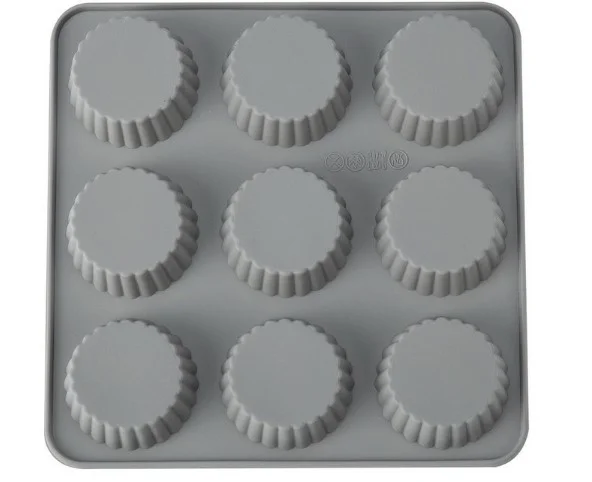 

Food Grade Standard Chocolate Peanut Butter Cups Moulds Silicone Cake Mold, Customized color