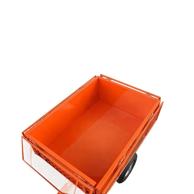 
Utility Lawn tractor attachments ATV/UTV trailer tow behind garden trailer dump cart 