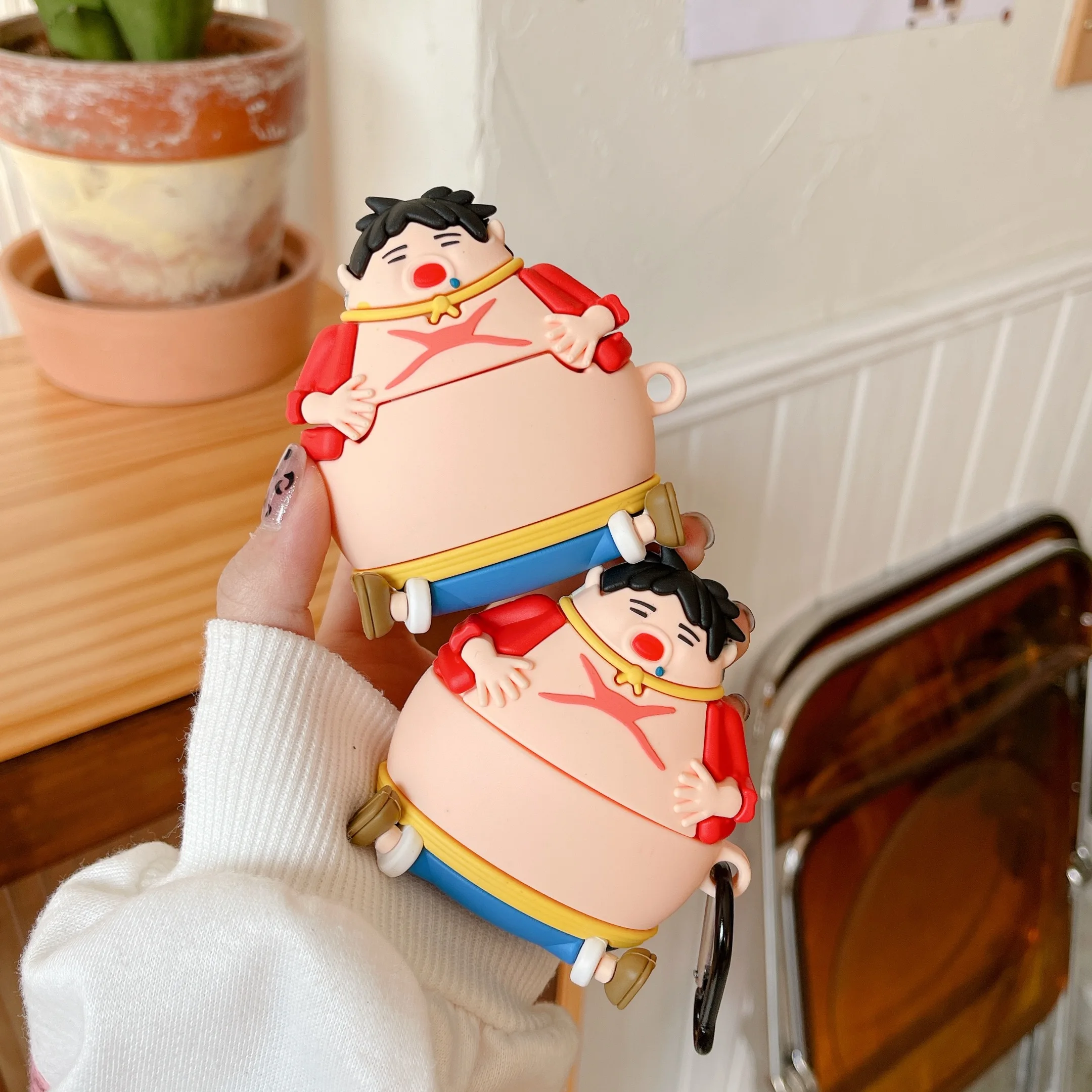 

3D Funny Cute Cartoon Fat Chopper Luffy Cover For Airpods Regular For Apple Airpods Pro 1 2 3 Case