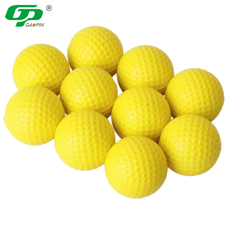 

Golf Balls Manufacturers Supply Pu Foam Stress Ball Custom Golf Training Sports Golf Practice Balls, Various color