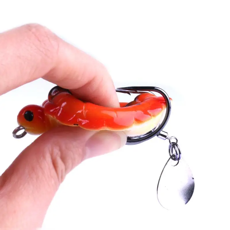 

New Design 12g Double Hook Barb Fishing Turtle Lures For Snakehead