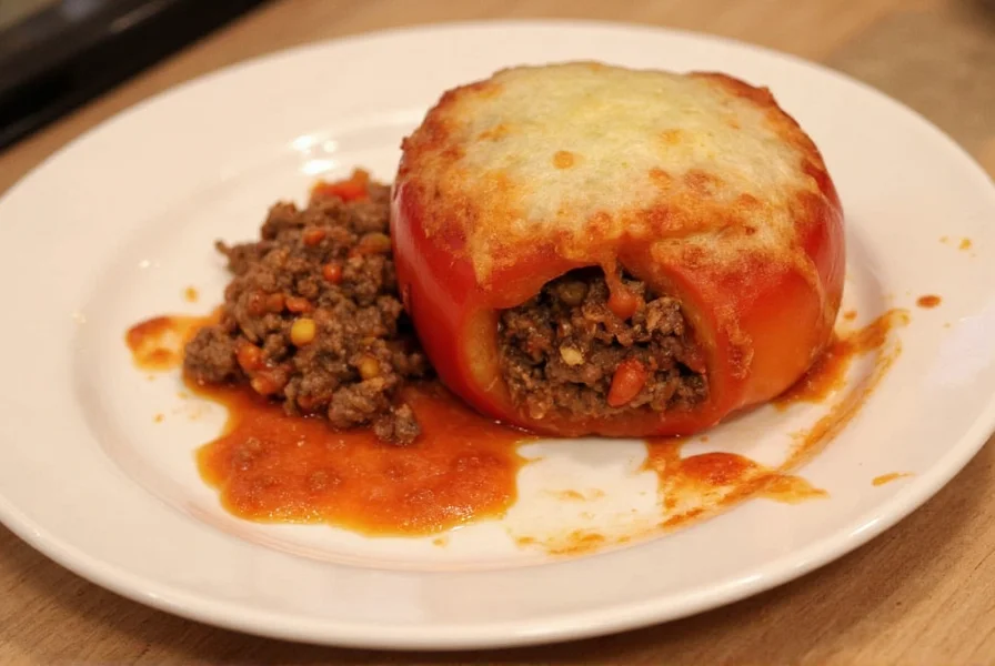 Perfect Stuffed Bell Pepper Recipe with Ground Beef