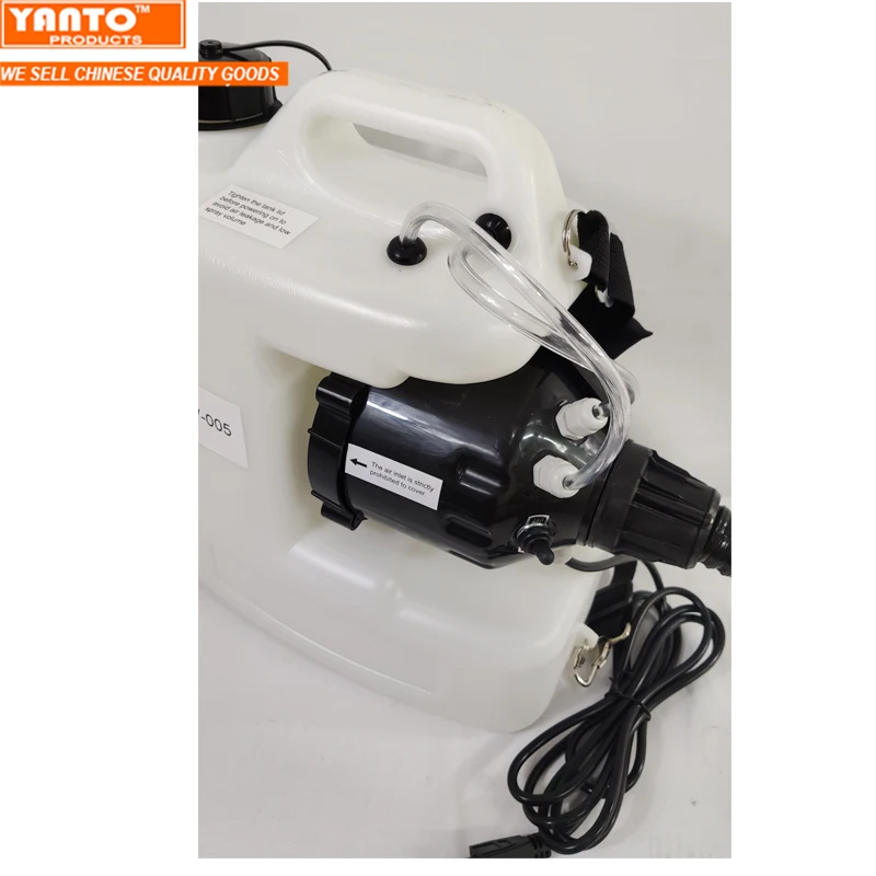 
NEW IN STOCK FOR UK!! 12L ULV Cold Fogger 220V Backpack Electric ULV Sprayer for Office, Hotel Disinfecting ULV005 