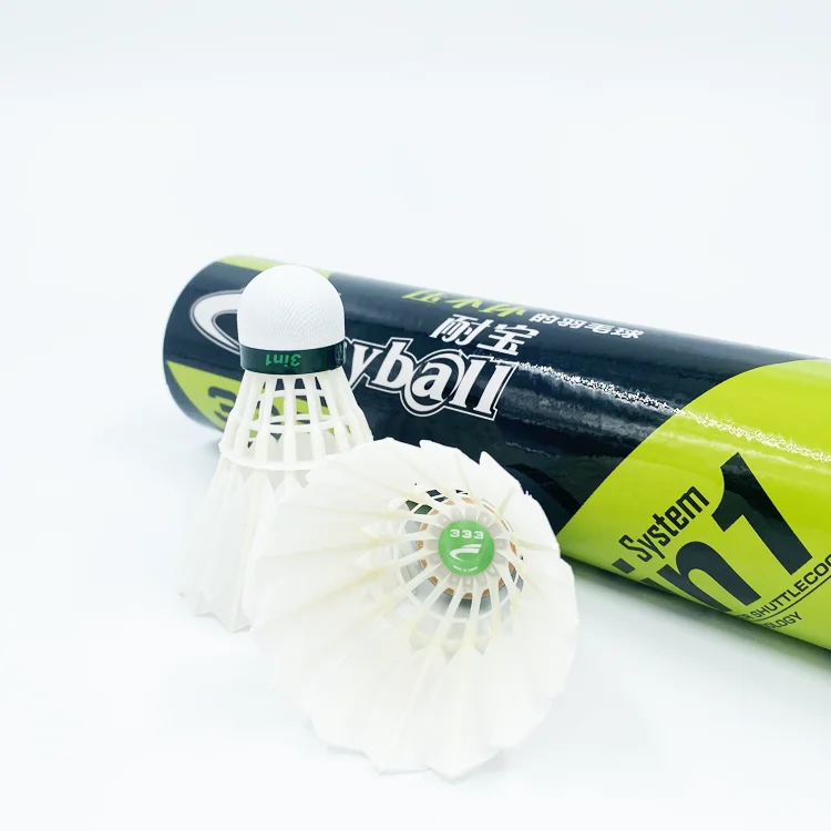 Hotsale Factory Durable Natural Feather Badminton Shuttlecock with Great Stability and Durability Badminton Ball for Outdoor