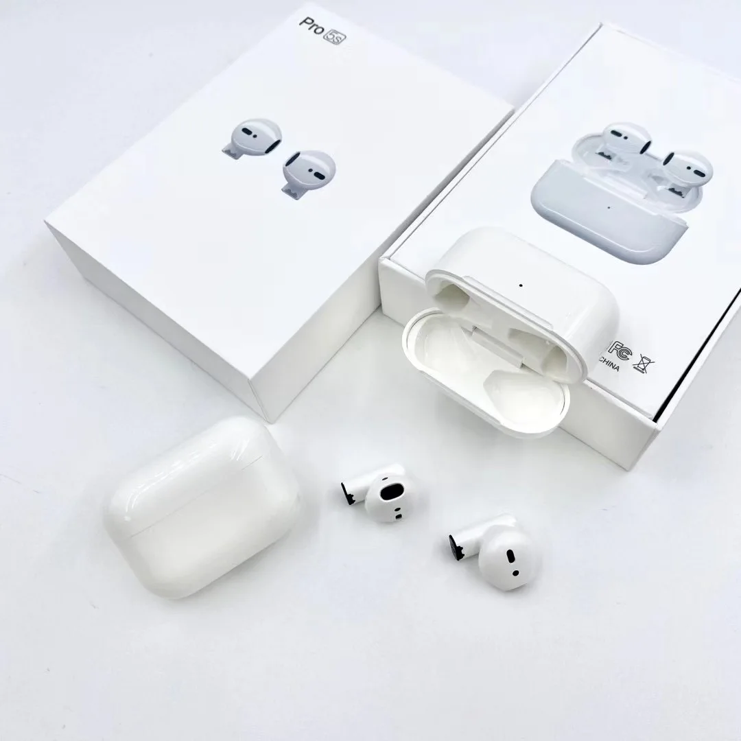 

Blue Tooth Earhook Sport Running Mini Bt With Led Power Display Headset Earphone Headphones pro5s Wireless, Black/white
